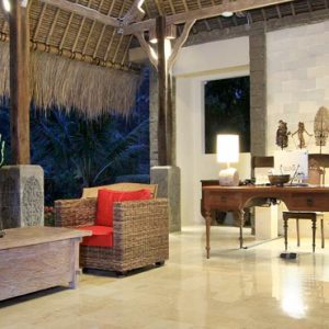 Bali Honeymoon Packages The Kayon Resort By Pramana Reception At Night