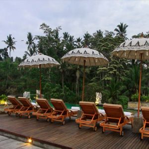 Bali Honeymoon Packages The Kayon Resort By Pramana Pool With Sun Loungers