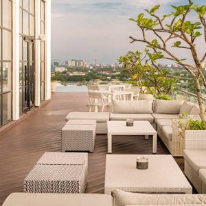 Leisure Area On Terrace Jetwing Colombo Seven Sri Lanka Honeymoons