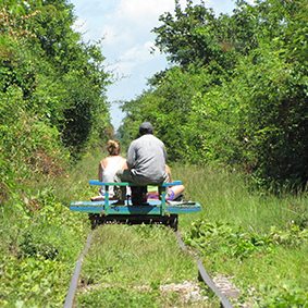 Ride The Bamboo Train In Battambang Thumbnail