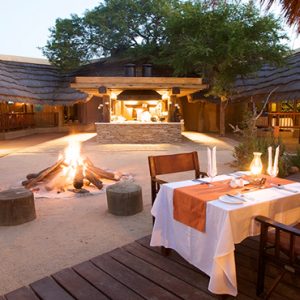 River Lodge Outdoor Dining At Night Kapama Private Game Reserve South Africa Honeymoons