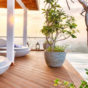 Seating Loungers By The Pool Jetwing Colombo Seven Sri Lanka Honeymoons