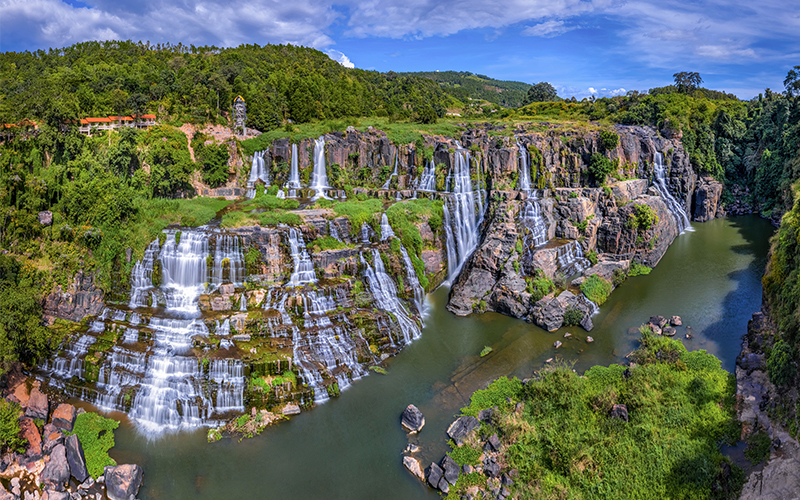 Visit The Beautiful Pongour Waterfall