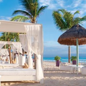 Beach And Pool Cabanas Now Emerald Cancun Mexico Honeymoons