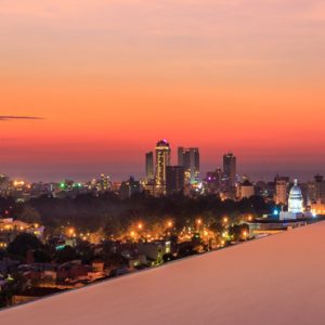 Rooftop Pool At Night Jetwing Colombo Seven Sri Lanka Honeymoons