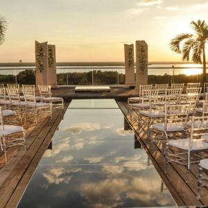 Wedding Setup Now Emerald Cancun Mexico Honeymoons