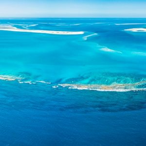Aerial View Azura Benguerra Island Mozambique Honeymoons