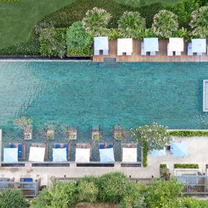 Aerial View By Pool Hotel Indigo Bali Seminyak Beach Bali Honeymoons