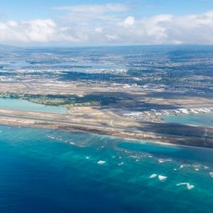 Aerial View Of Hawaii Outrigger Waikiki Beach Resort Hawaii Honeymoons