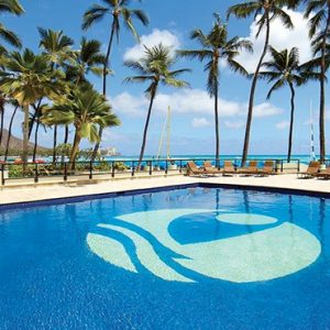 Beachfront Pool Outrigger Waikiki Beach Resort Hawaii Honeymoons
