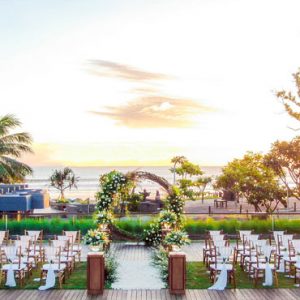 Beachfront Wedding Locaton Hotel Indigo Bali Seminyak Beach Bali Honeymoons