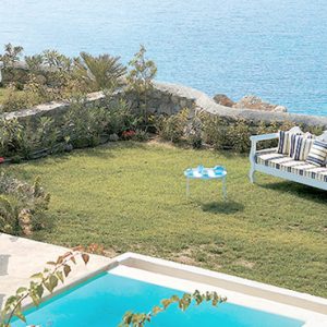 Cobalt Blu Villa On The Waterfront Private Pool6 Grecotel Mykonos Blu Hotel Greece Honeymoons