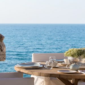Dining With A View Abaton Island Resort & Spa Greece Honeymoons