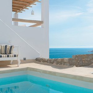 Island Blu Villa With Private Pool4 Grecotel Mykonos Blu Hotel Greece Honeymoons