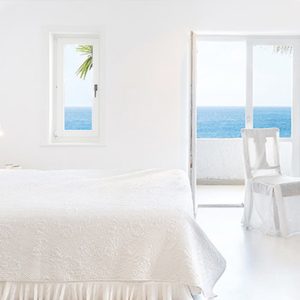 Junior Bungalow Suite1 Grecotel Mykonos Blu Hotel Greece Honeymoons