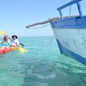 Kayaking Azura Benguerra Island Mozambique Honeymoons