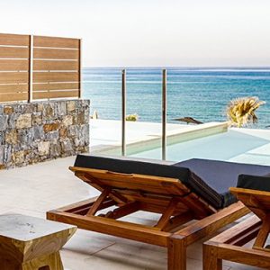 Luxury Seafront Guest Room With Private Pool2 Abaton Island Resort & Spa Greece Honeymoons