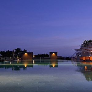 Sky Pool At Night De Vins Sky Hotel Seminyak Bali Honeymoons