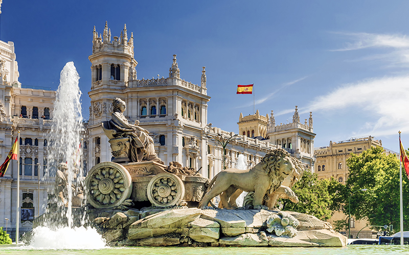 Top Places In Europe To Celebrate Your First Wedding Anniversary Madrid, Spain