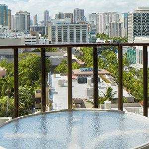 V 47 Club City View Outrigger Waikiki Beach Resort Hawaii Honeymoons