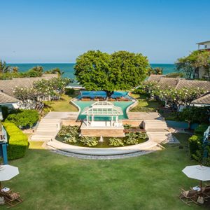 Aerial View Devasom Hua Hin Resort Thailand Honeymoons