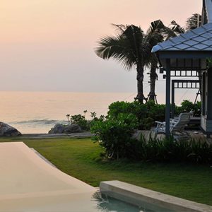 Exterior At Sunset Devasom Hua Hin Resort Thailand Honeymoons