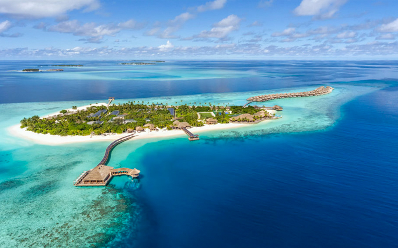 Aerial Of Hurawalhi Island Hideaway Beach Resort & Spa