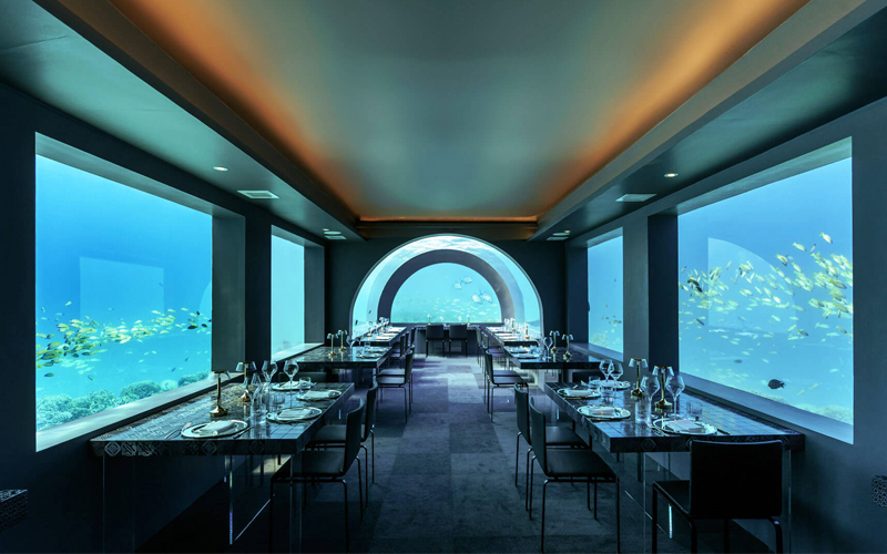 Underwater Restaurant You & Me By Cocoon 10 Maldives Resorts With Virtual Tours