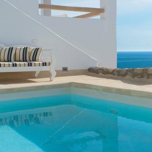 Villa Pool Grecotel Mykonos Blu Hotel Greece Honeymoons