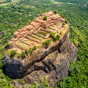 Sigiriya Rock Drone View Adventure Honeymoons