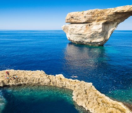 a picture of Malta and Gozo