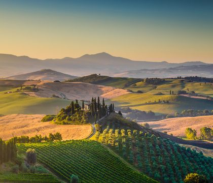 a picture of Tuscany