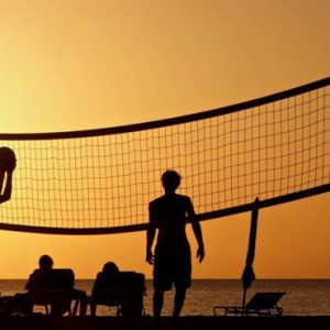 Beach Volleyball Pullman Maldives Maamutaa Resort Maldives Honeymoon
