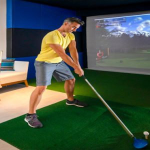 Indoor Golf Pullman Maldives Maamutaa Resort Maldives Honeymoon