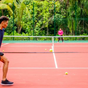 Tennis Pullman Maldives Maamutaa Resort Maldives Honeymoon