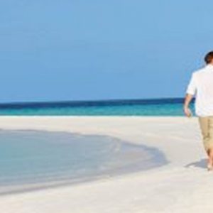 Wedding Couple On Sandbank Pullman Maldives Maamutaa Resort Maldives Honeymoon