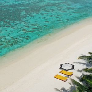 White Sandy Beach Aerial View Pullman Maldives Maamutaa Resort Maldives Honeymoon