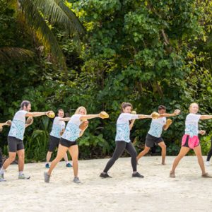 Zumba Fitness Pullman Maldives Maamutaa Resort Maldives Honeymoon