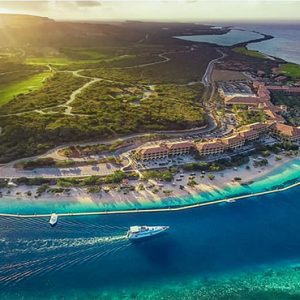 Caribbean Honeymoon Packages Sandals Royal Curacao Aerial View Of Curacao
