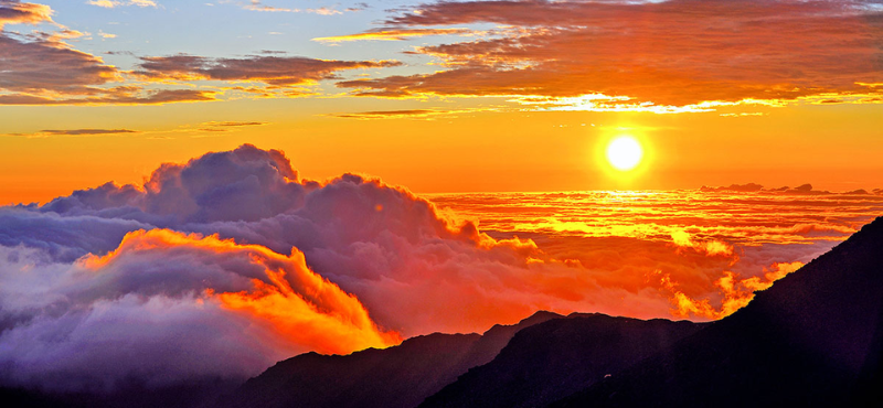Sunrise At Haleakala National Park